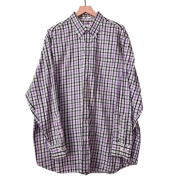 PETER MILLAR Button Down Shirt XXL Plaid Cotton Summer Preppy Vacation Golf Prep - Picture 2 of 11